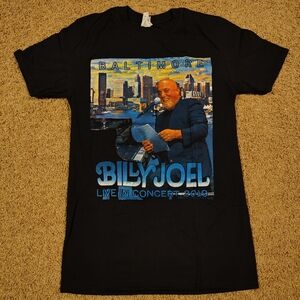 Billy Joel Live In Concert 2019 Baltimore Black Unisex T‑Shirt Tee Size M & L